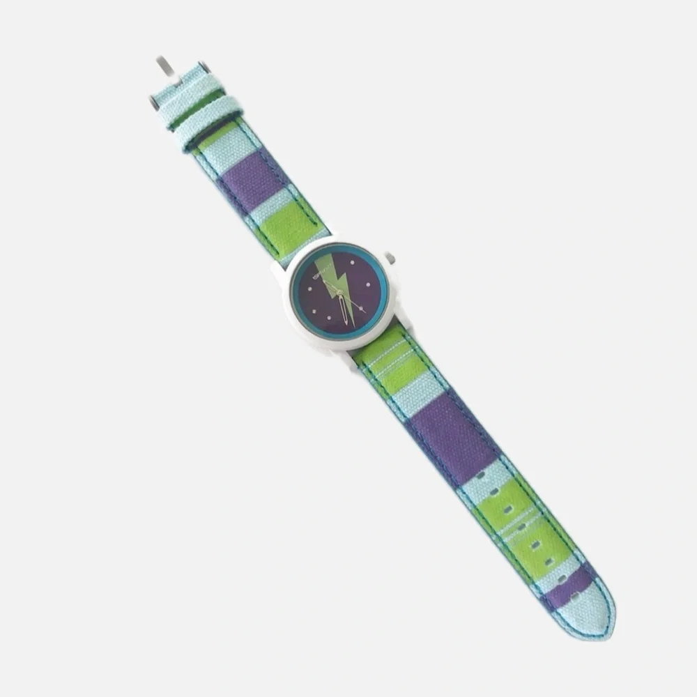 Sprout Watch Hypoallergenic Organic Cotton Watch Band Unisex Blue Green Purple